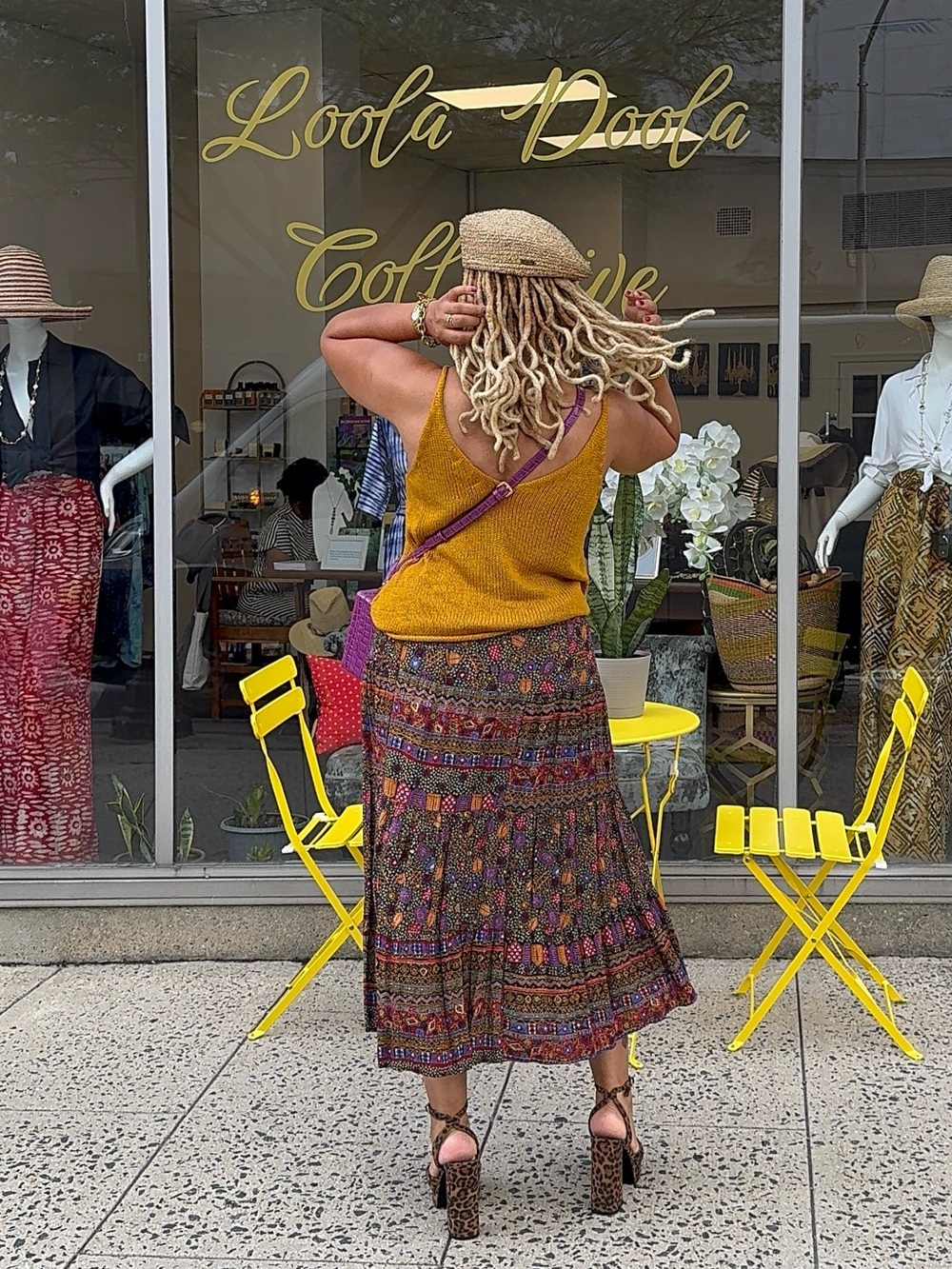 VINTAGE STATEMENT MAXI SKIRT